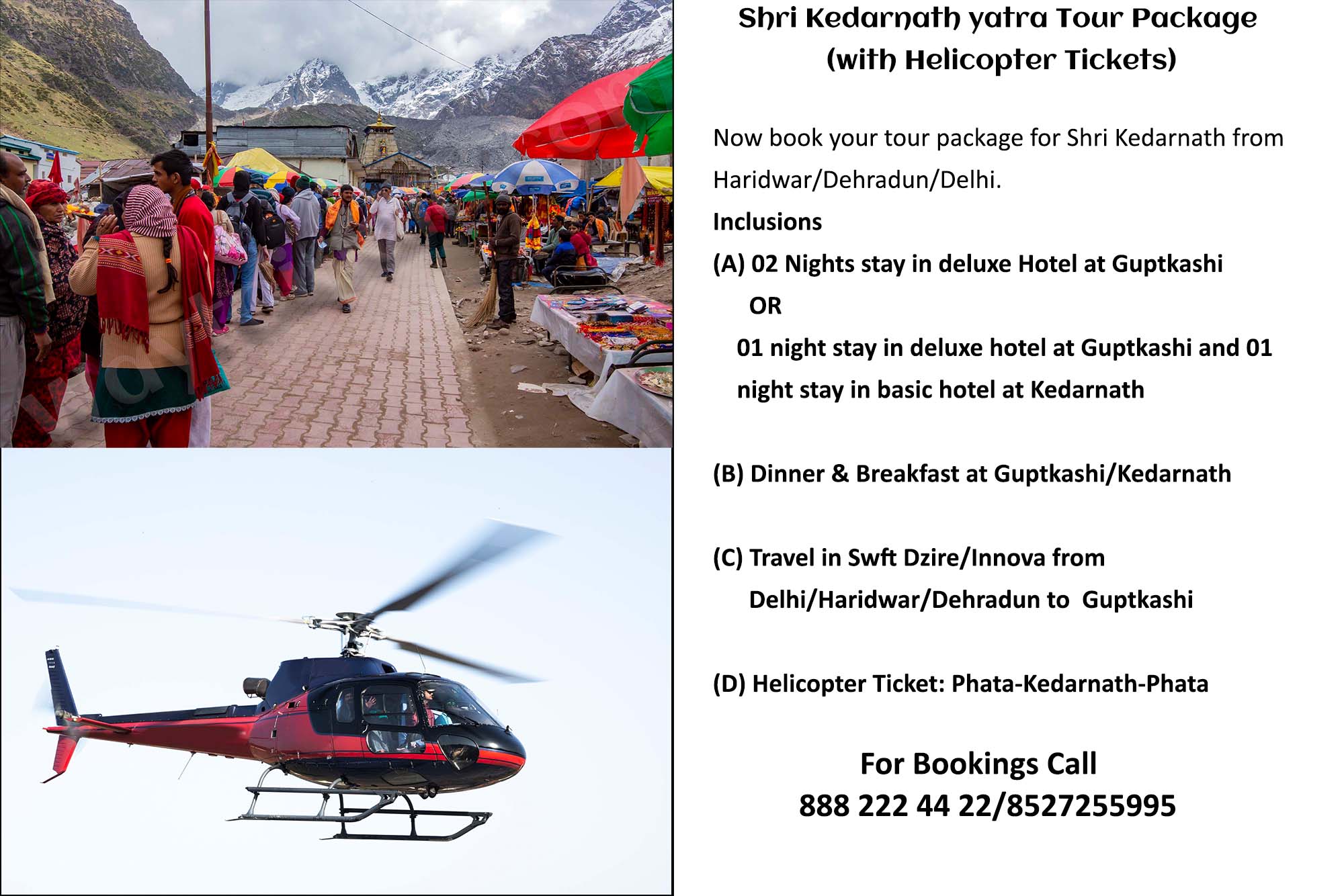 Kedarnath helicopter service